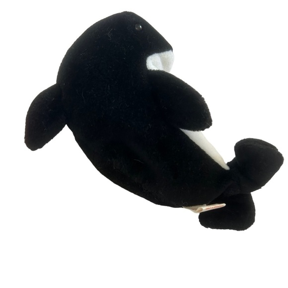 Ty Beanie Buddy Waves the Whale 7 inch - Picture 2 of 5